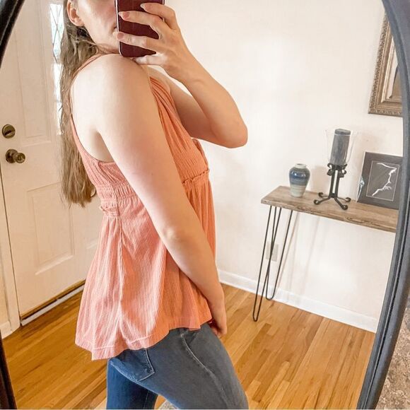 Free People Beach Bound Plunge Tank Top XS - Picture 3 of 9